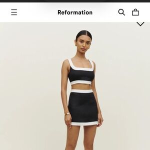 Reformation Robbie Linen Two Piece Set
